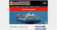 Desktop Screenshot of larimarcargo.com