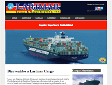 Tablet Screenshot of larimarcargo.com